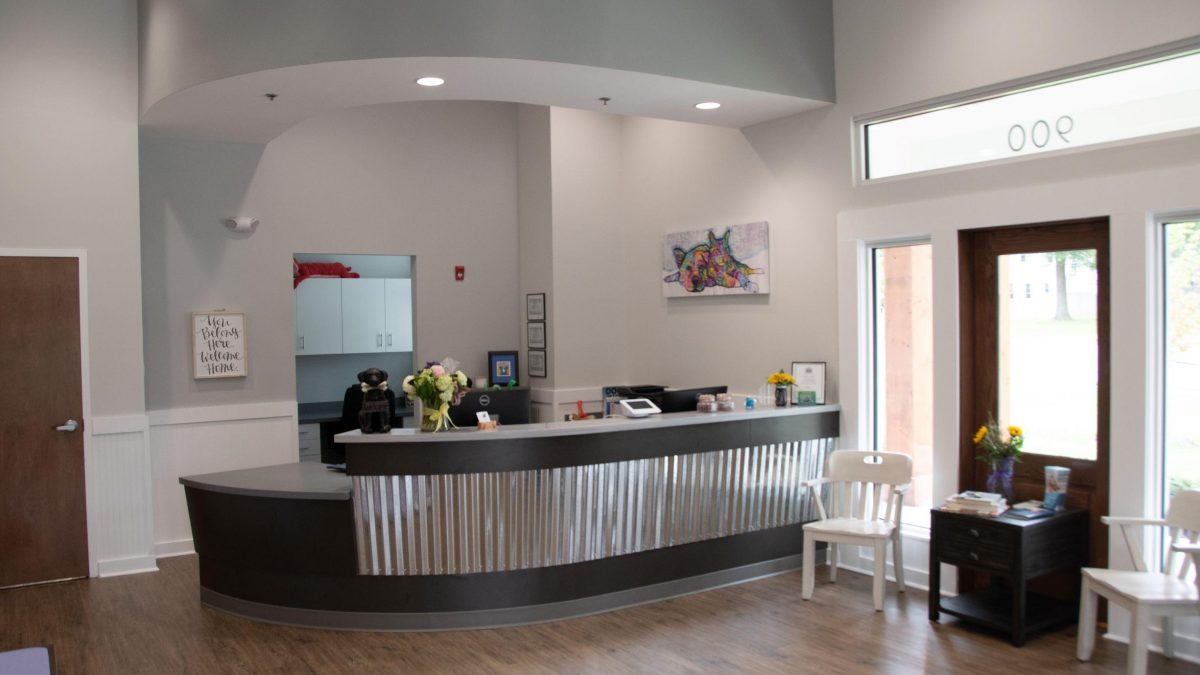 Healing Paws Clinic Reception