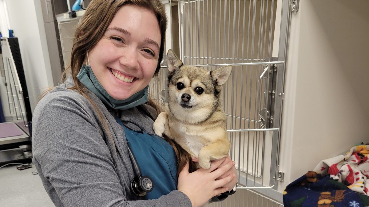 Rachel w Dog